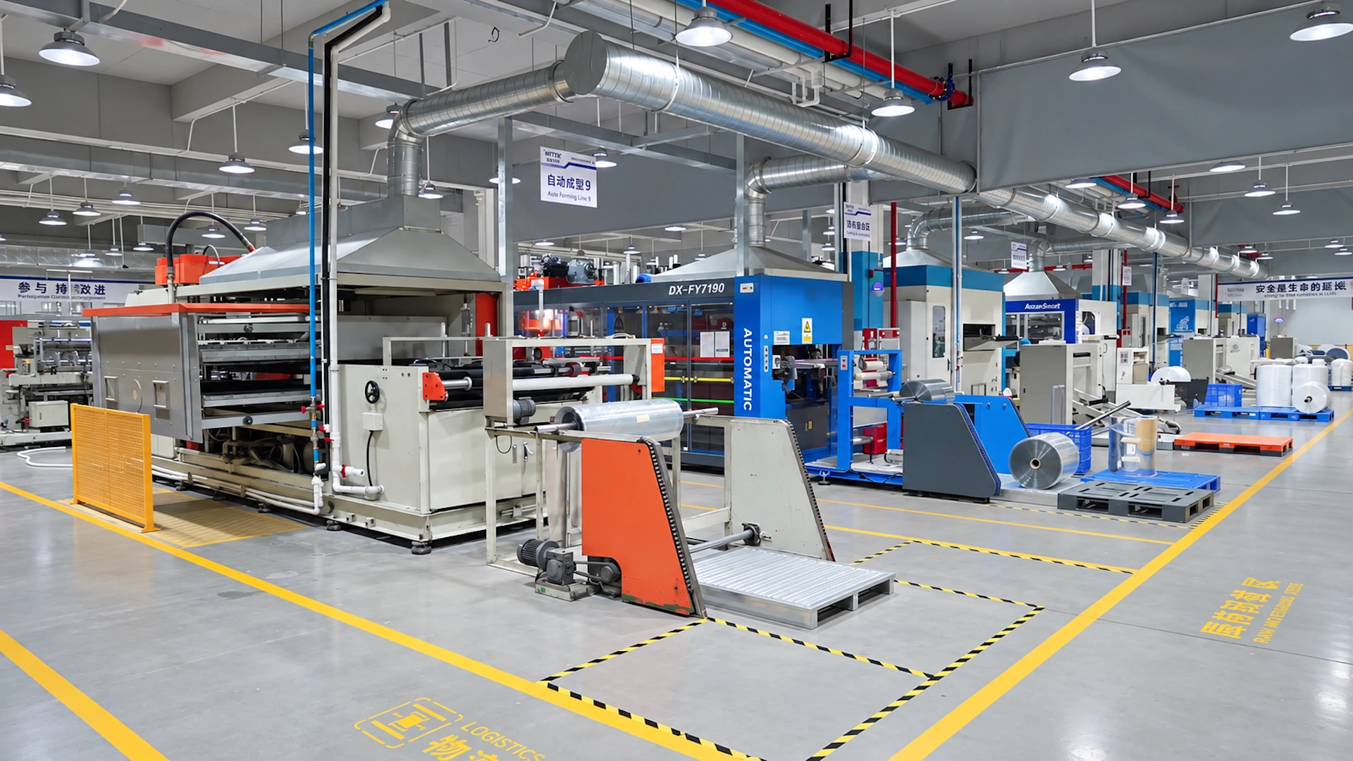 Clean-room production floor